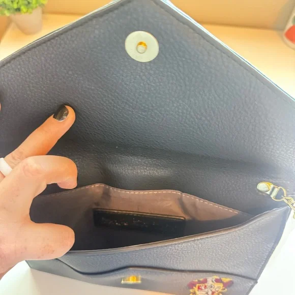 Harry Potter x Danielle Nicole Gryffindor Uniform Clutch Bag with Chain Strap - Picture 11 of 14